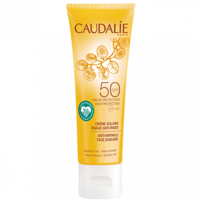 Crème solaire visage SPF50 anti-rides Caudalie - 50ml