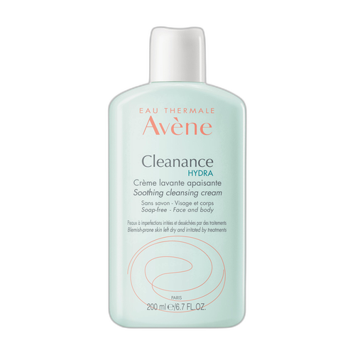Avene Eau Thermale Avène - Cleanance - HYDRA Crème lavante apaisante - peaux desséchées et irritées par traitements 200 ml