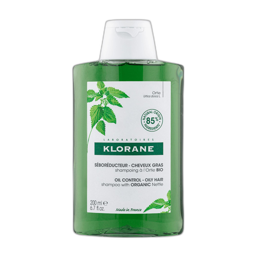 Klorane - Ortie - Shampoing Séboréducteur à l’Ortie BIO - Cheveux gras 200 ml