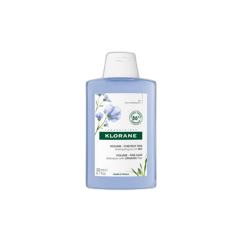 Klorane - Lin - Shampoing au Lin BIO - Volume - Cheveux fins 200 ml