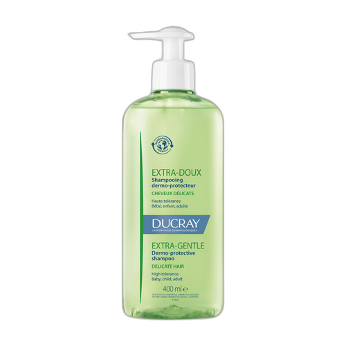 Ducray - Extra-Doux - Shampooing dermo-protecteur - Cheveux normaux et délicats pompe 400 ml