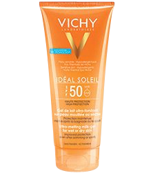 Image IDEAL SOLEIL GEL DE LAIT ULTRA FONFANT SPF 50 200ML