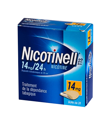 NICOTINELL 14MG/24H TTS 28DISPOSITIFS TRANSDERMIQUES