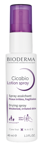 Bioderma Cicabio Lotion Spray, spray asséchant et soin réparateur